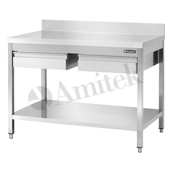 Τραπέζι Τοίχου με Συρτάρια TDB157A VT 1500x700x950mm